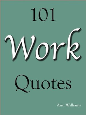 cover image of 101 Work Quotes